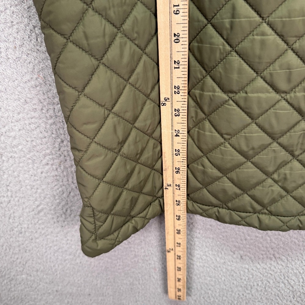 Brooks Brothers Red Fleece Vest Mens XL Olive Green Quilted Thermore Insulated - Picture 5 of 8